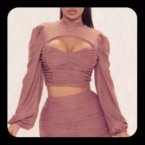 Fashion Nova Mauve Blouse